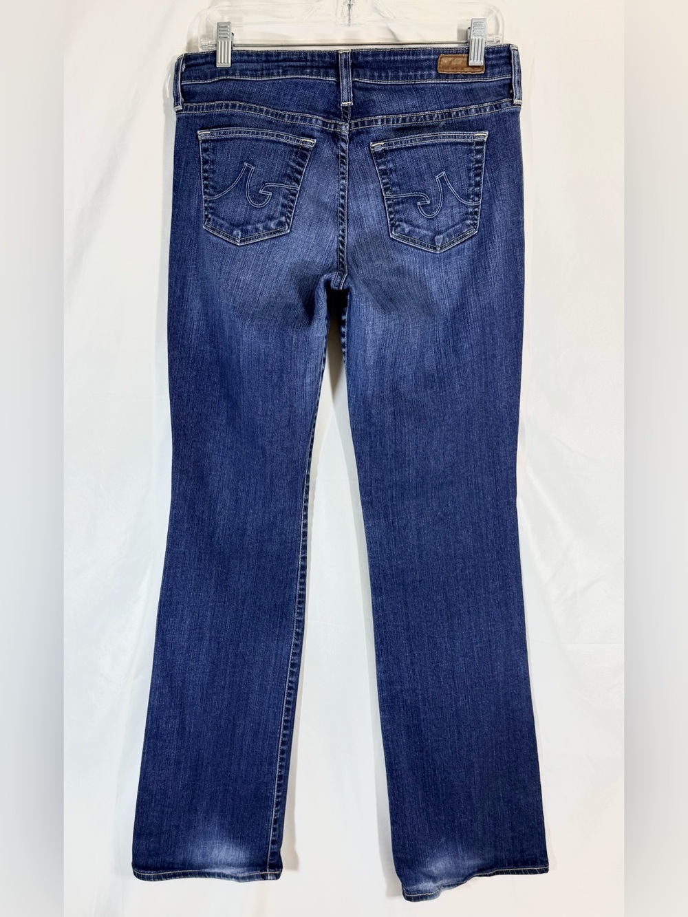 AG “The Jessie Curvy Boot Cut” Mid Rise Dark Wash Jeans Size 29 - Picture 8 of 14